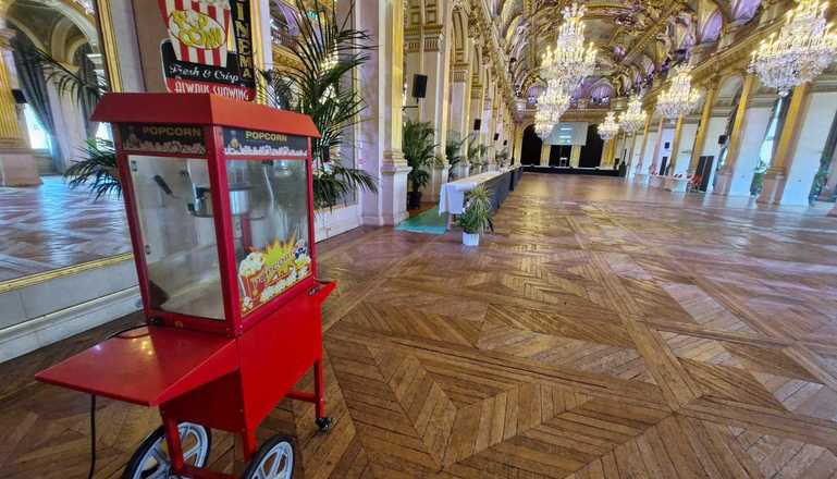 Animation Stand Gourmand de Pop Corn pour votre événemement Gourmandise