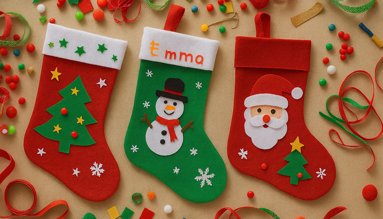 Animation Customisation de Chaussettes de Noël pour votre événemement Do It Yourself