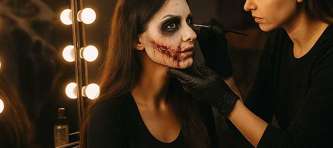 Animation Maquillage d'Halloween pour votre événemement Beauté
