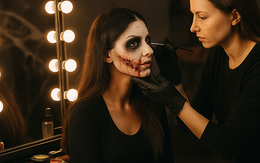 Animation Maquillage d'Halloween pour votre événemement Beauté