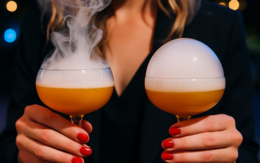 Animation Cocktail Fumant d'Halloween pour votre événemement Haloween - Porn star MArtini et Są bulle odeur Passion